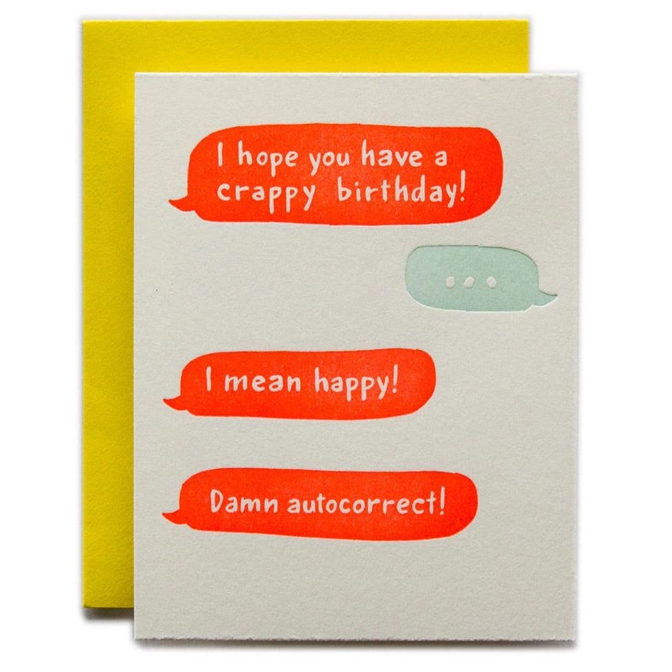 Crappy Birthday Card - Public Mercantile