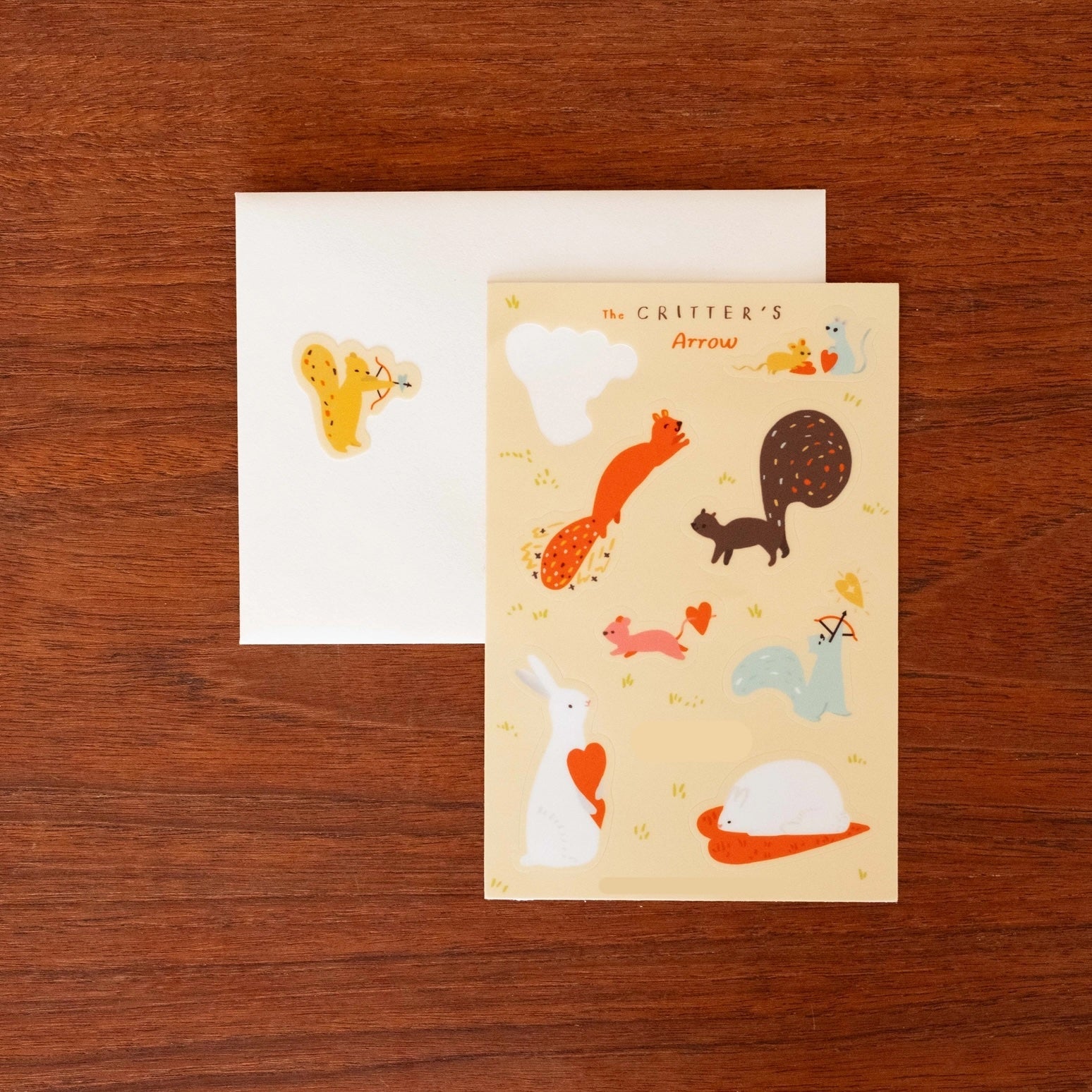Critters in Love Sticker Sheet - Public Mercantile