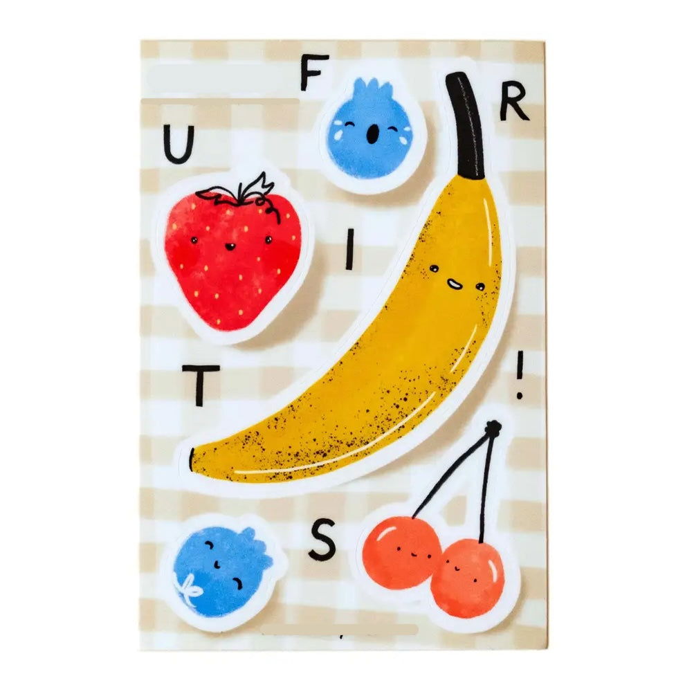 Cute Fruits Sticker Sheet - Public Mercantile