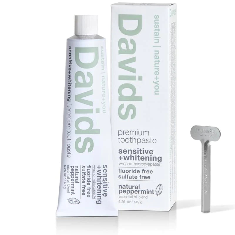 Davids Toothpaste | sensitive+whitening - Public Mercantile