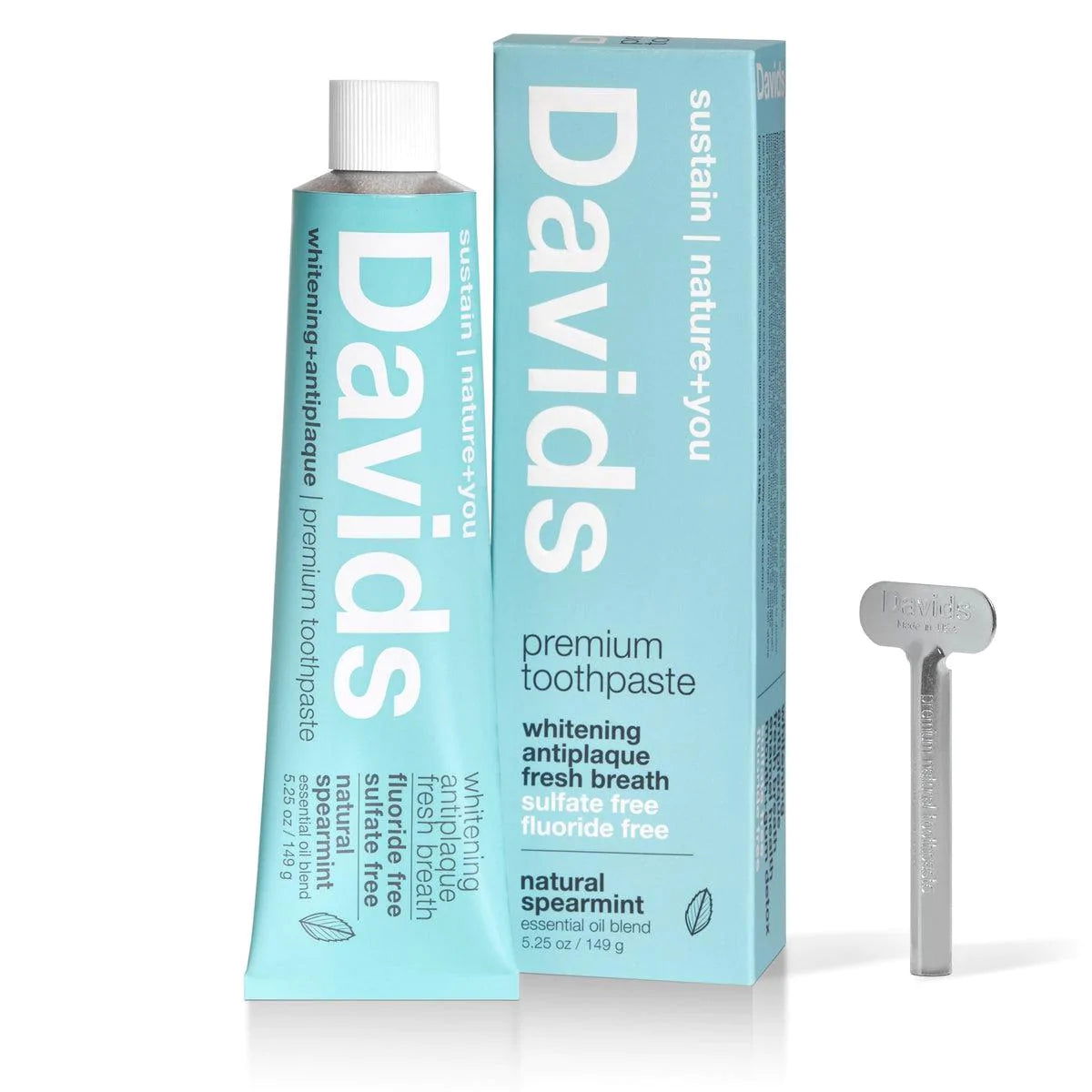 Davids Toothpaste | spearmint - Public Mercantile