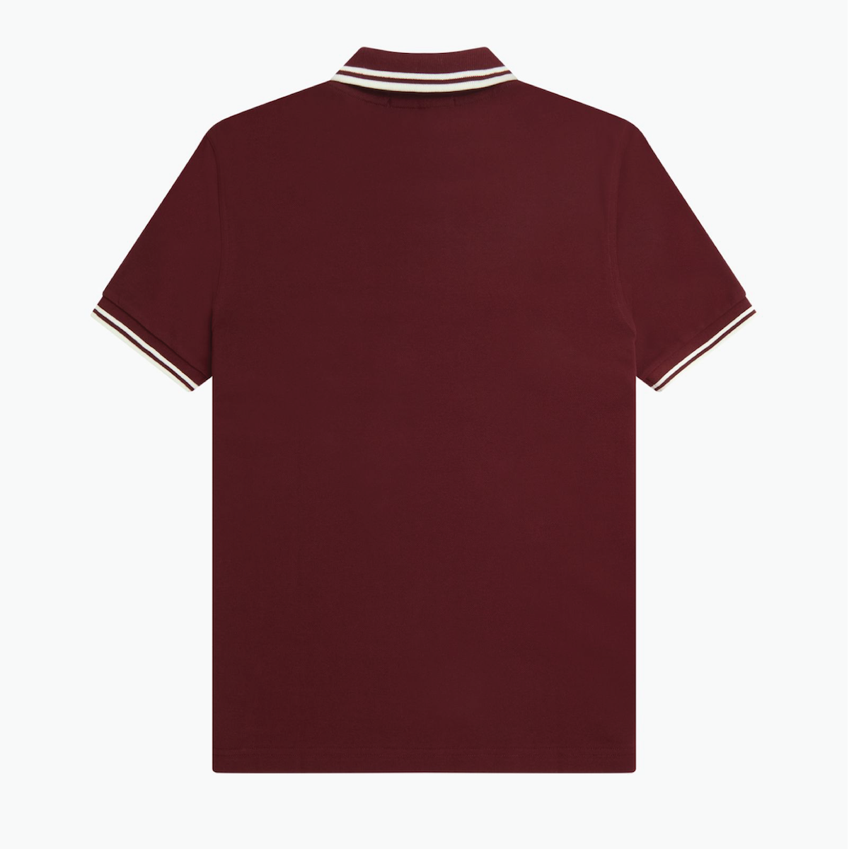 Fred Perry Twin-Tipped Shirt — Oxblood/Ecru - Public Mercantile