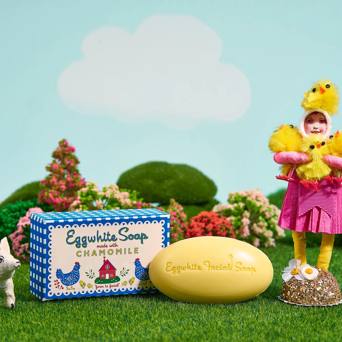 Eggwhite & Chamomile Facial Mask Bar - Public Mercantile