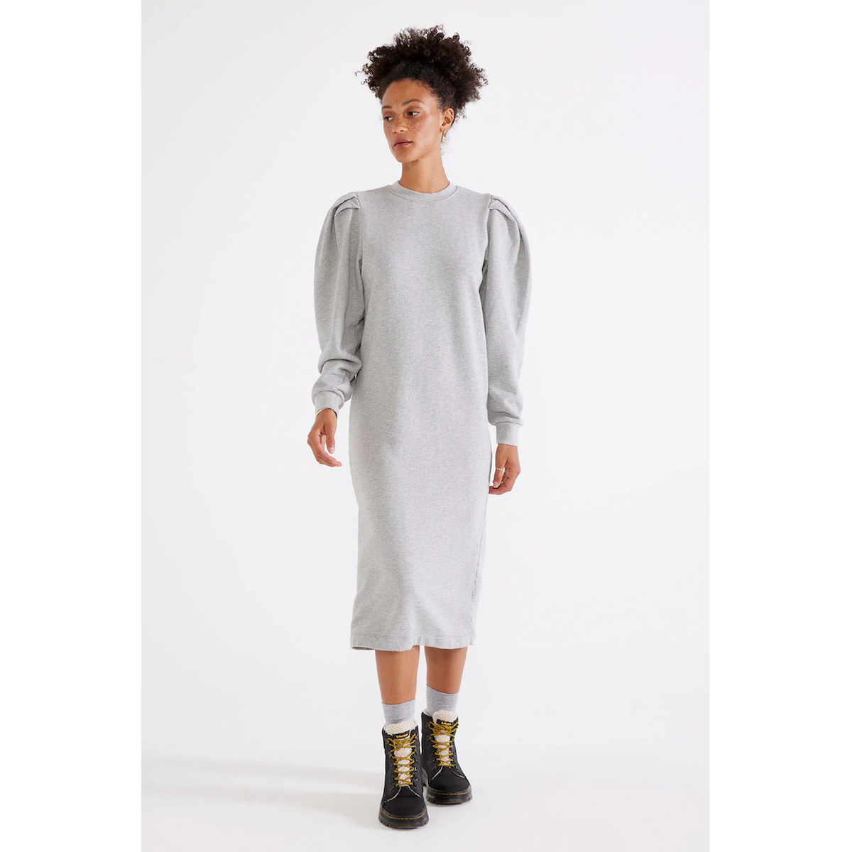 Ética Brisa Knit Dress - Heather Grey - Public Mercantile