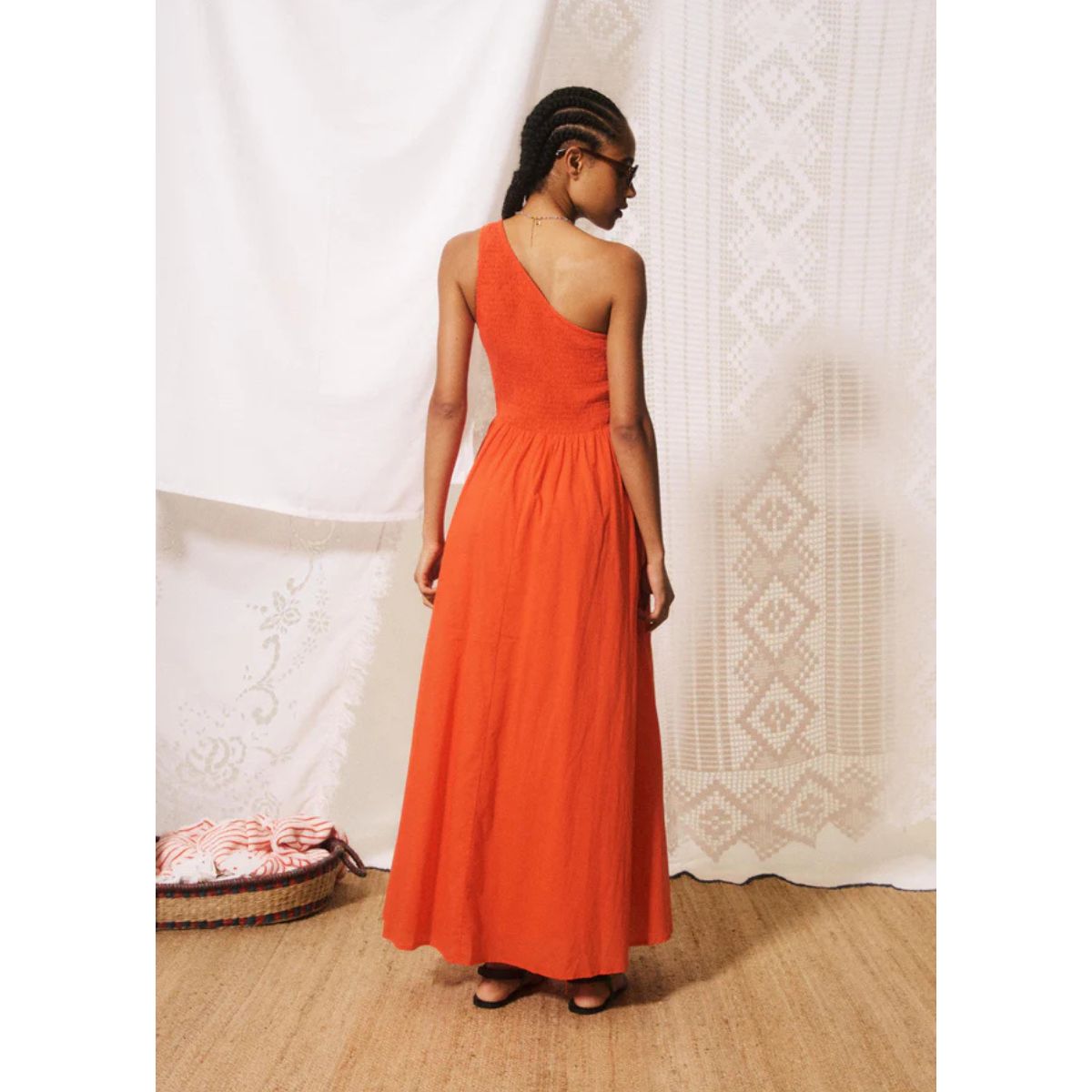 FRNCH Liberatore Dress — Orange - Public Mercantile