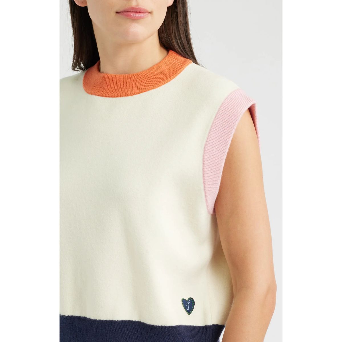 Robe à smocks rayée