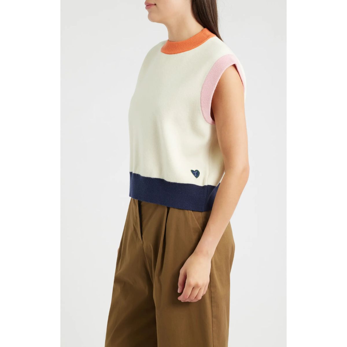 Robe à smocks rayée
