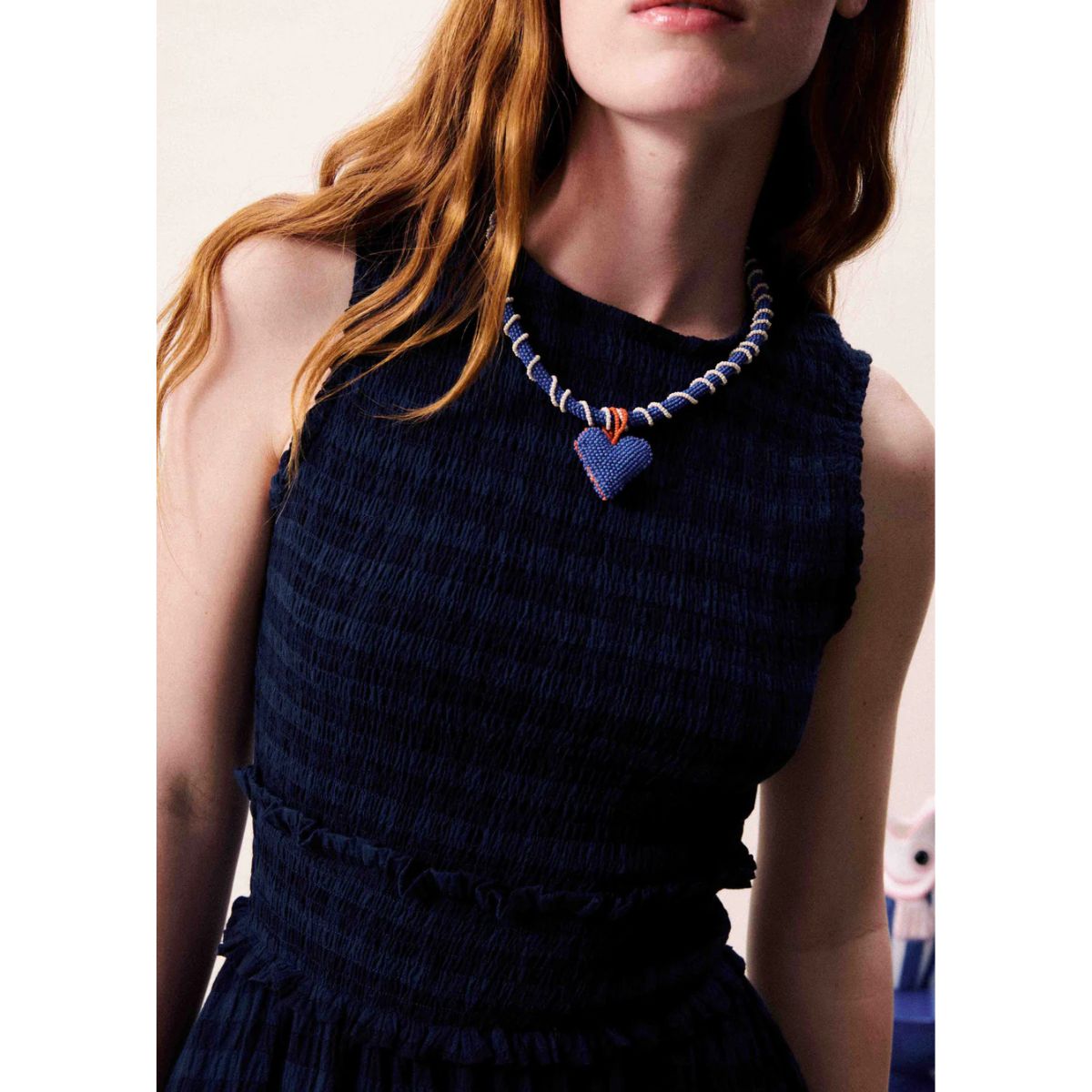 FRNCH Saquarema Dress — Navy Blue - Public Mercantile