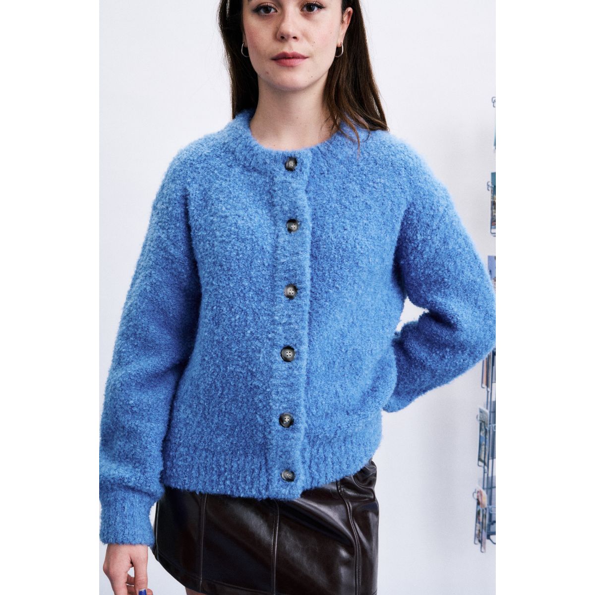 Robe à smocks rayée