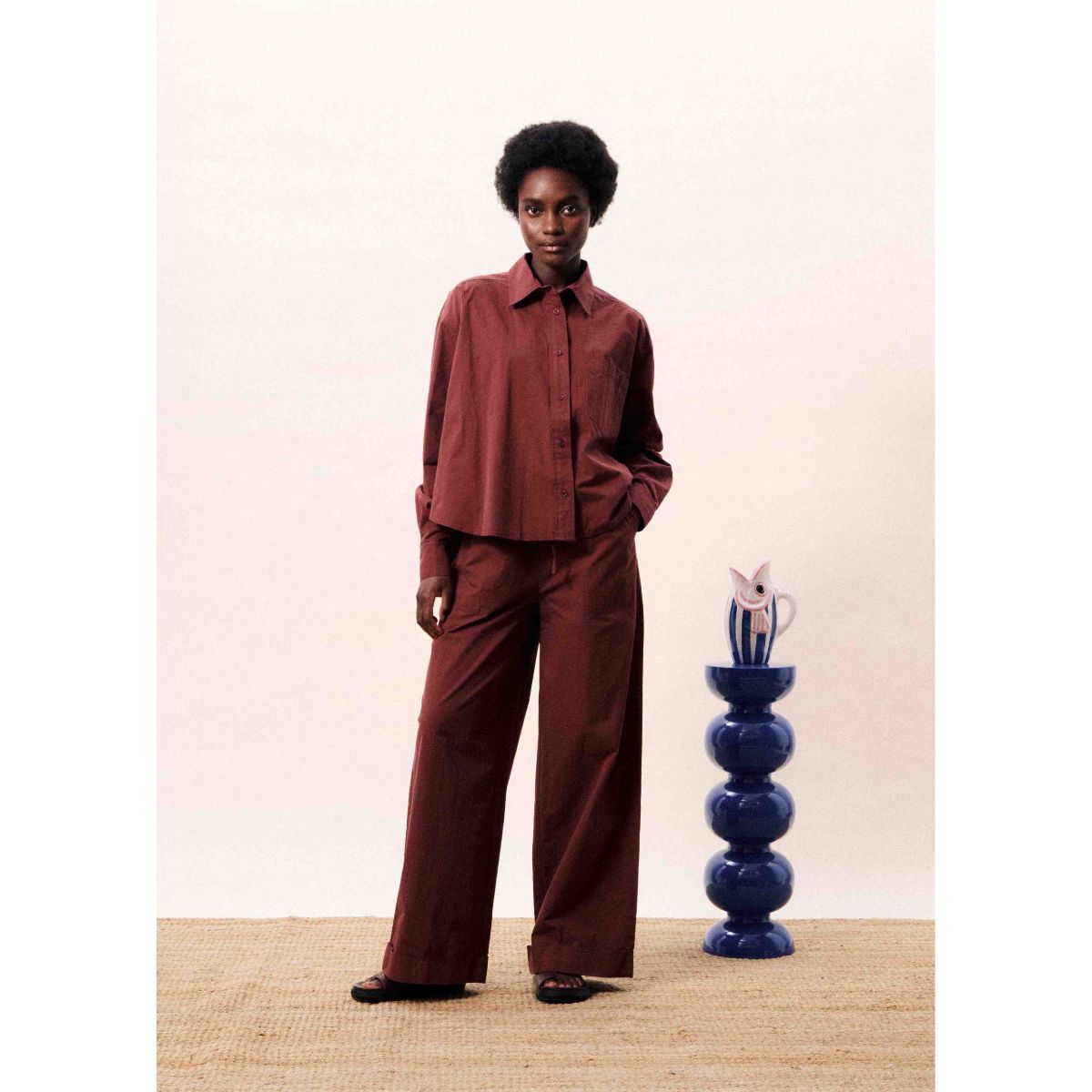 FRNCH Uluna Pant — Bordeaux - Public Mercantile