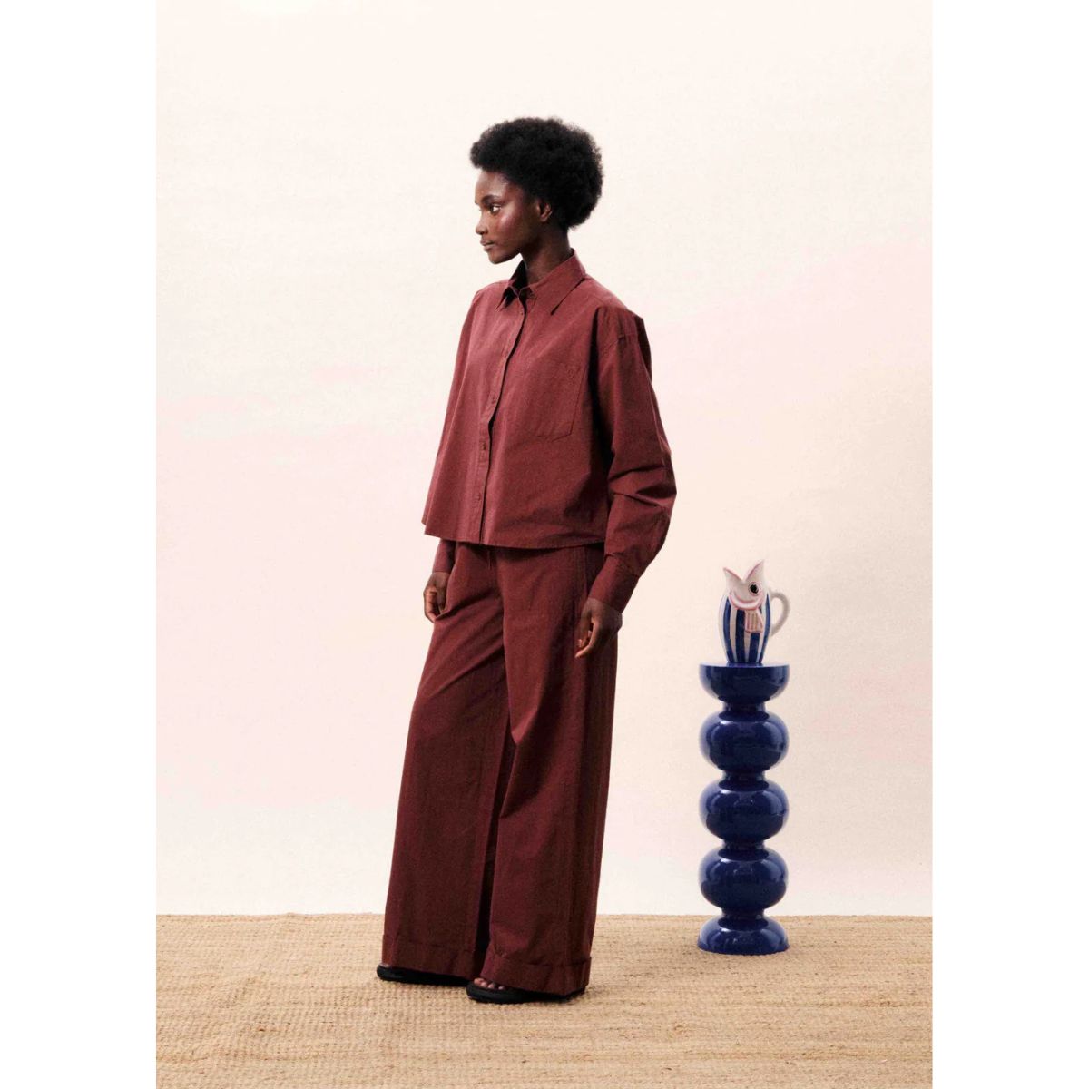 FRNCH Uluna Pant — Bordeaux - Public Mercantile