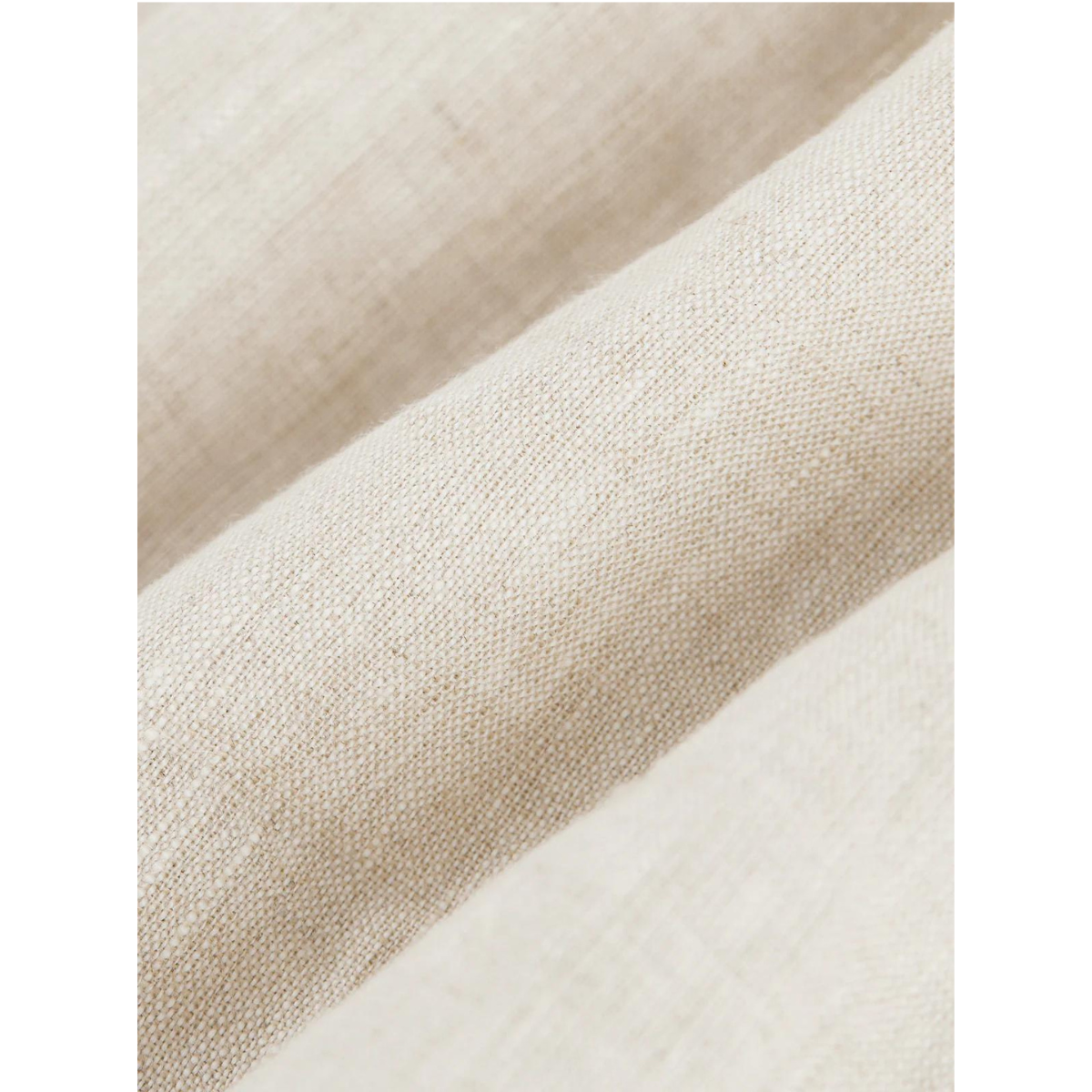 Frank And Oak Linen Straight Leg Pant — Light Beige - Public Mercantile