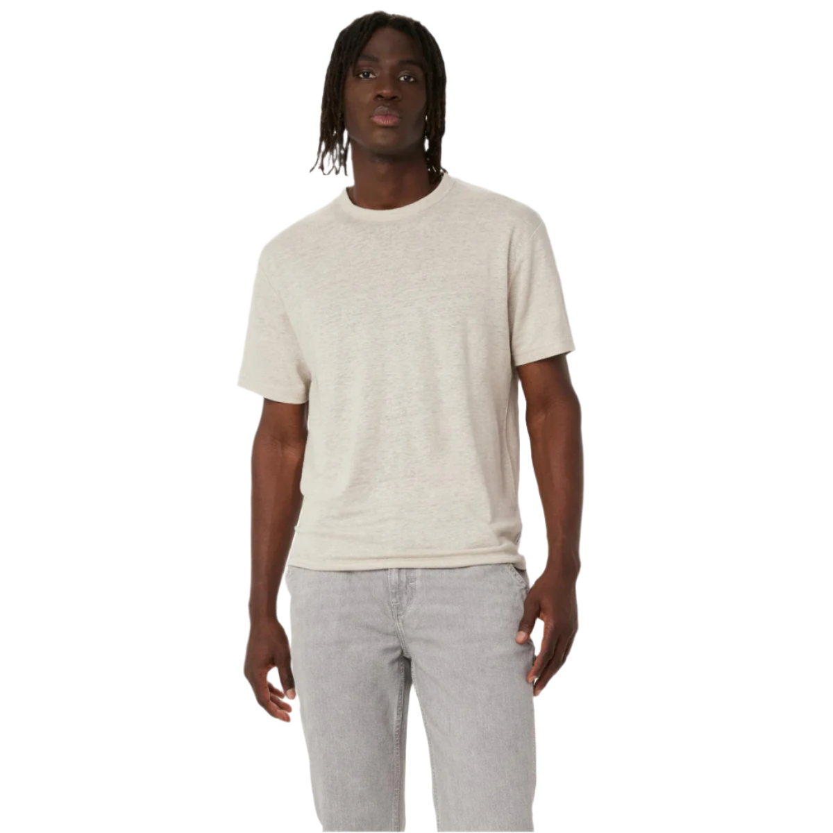 Frank And Oak Linen T — Moonlight - Public Mercantile