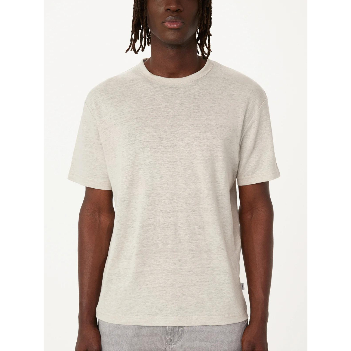 Frank And Oak Linen T — Moonlight - Public Mercantile