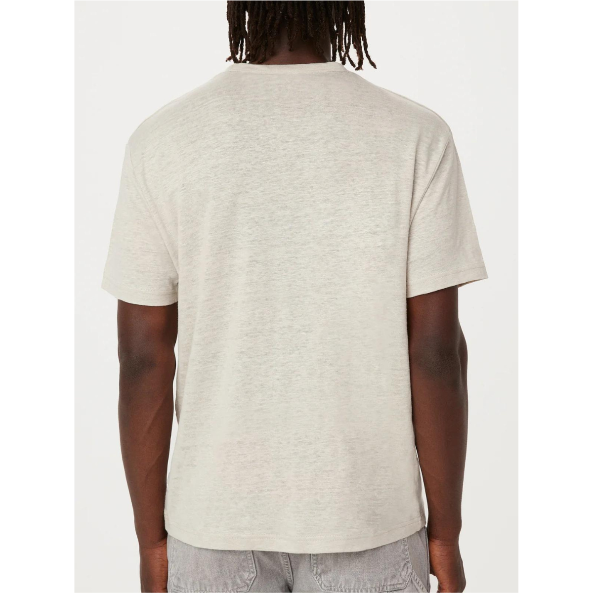 Frank And Oak Linen T — Moonlight - Public Mercantile