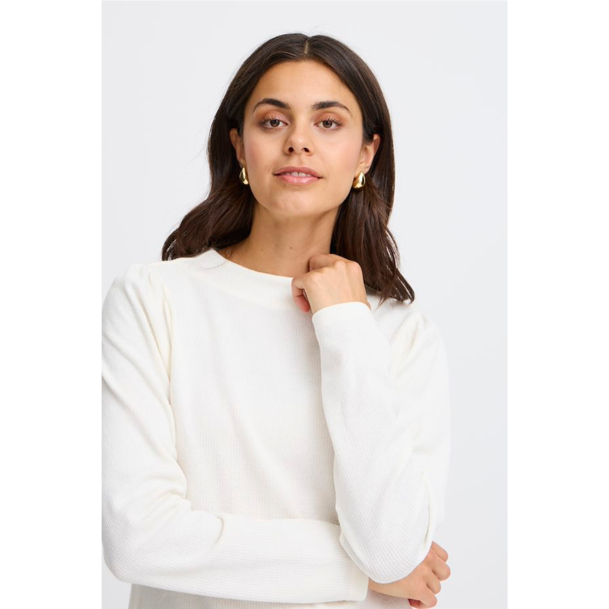 Fransa Anabel Tee — Birch Melange - Public Mercantile