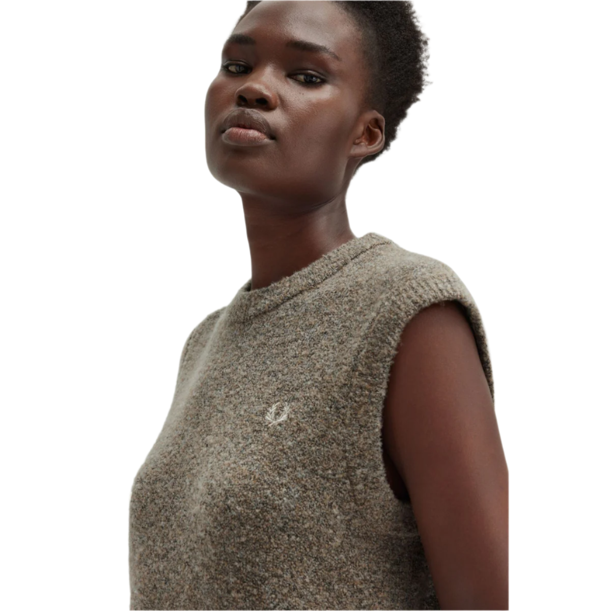 Fred Perry Boucle Tank — Warm Stone - Public Mercantile