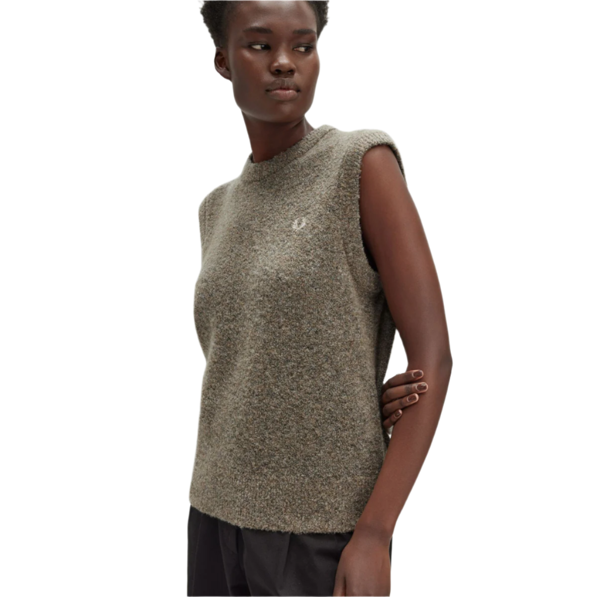Fred Perry Boucle Tank — Warm Stone - Public Mercantile