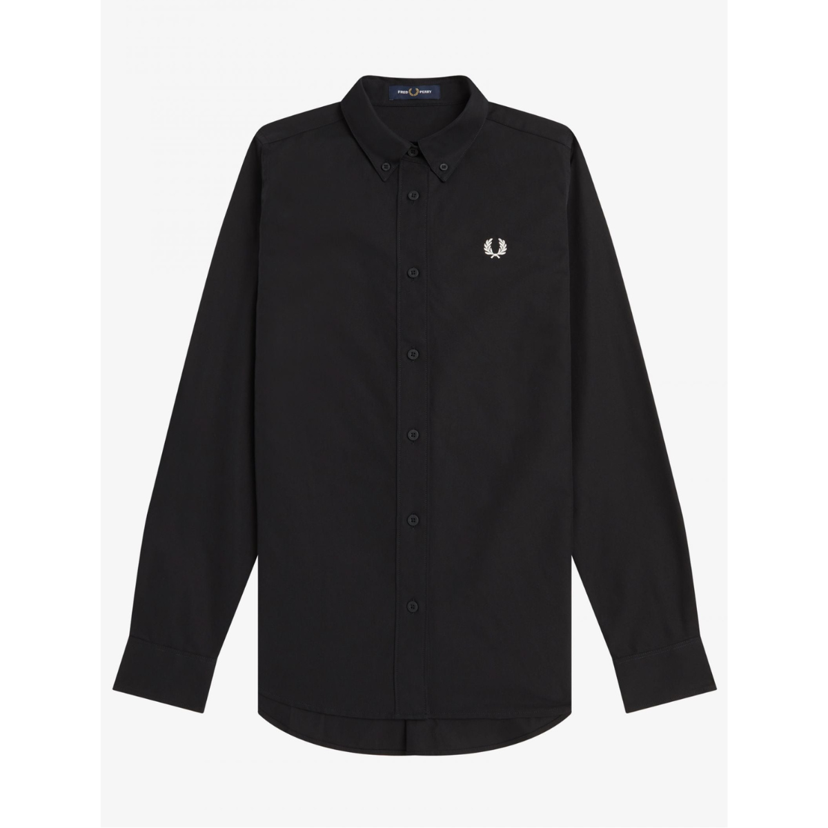 Fred Perry Button-Down Shirt - Black - Public Mercantile