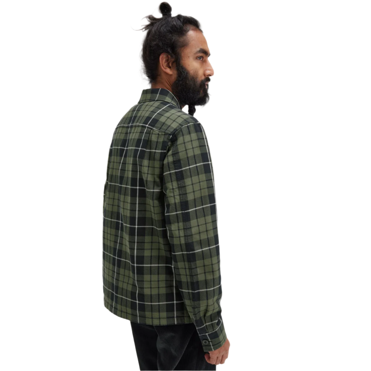 Fred Perry Check Overshirt - Laurel Wreath Green - Public Mercantile