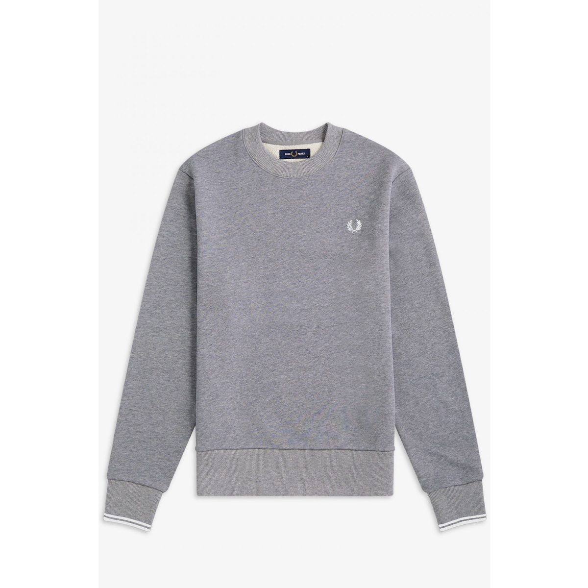 Fred Perry Crew Neck Sweatshirt — Steel Marl - Public Mercantile