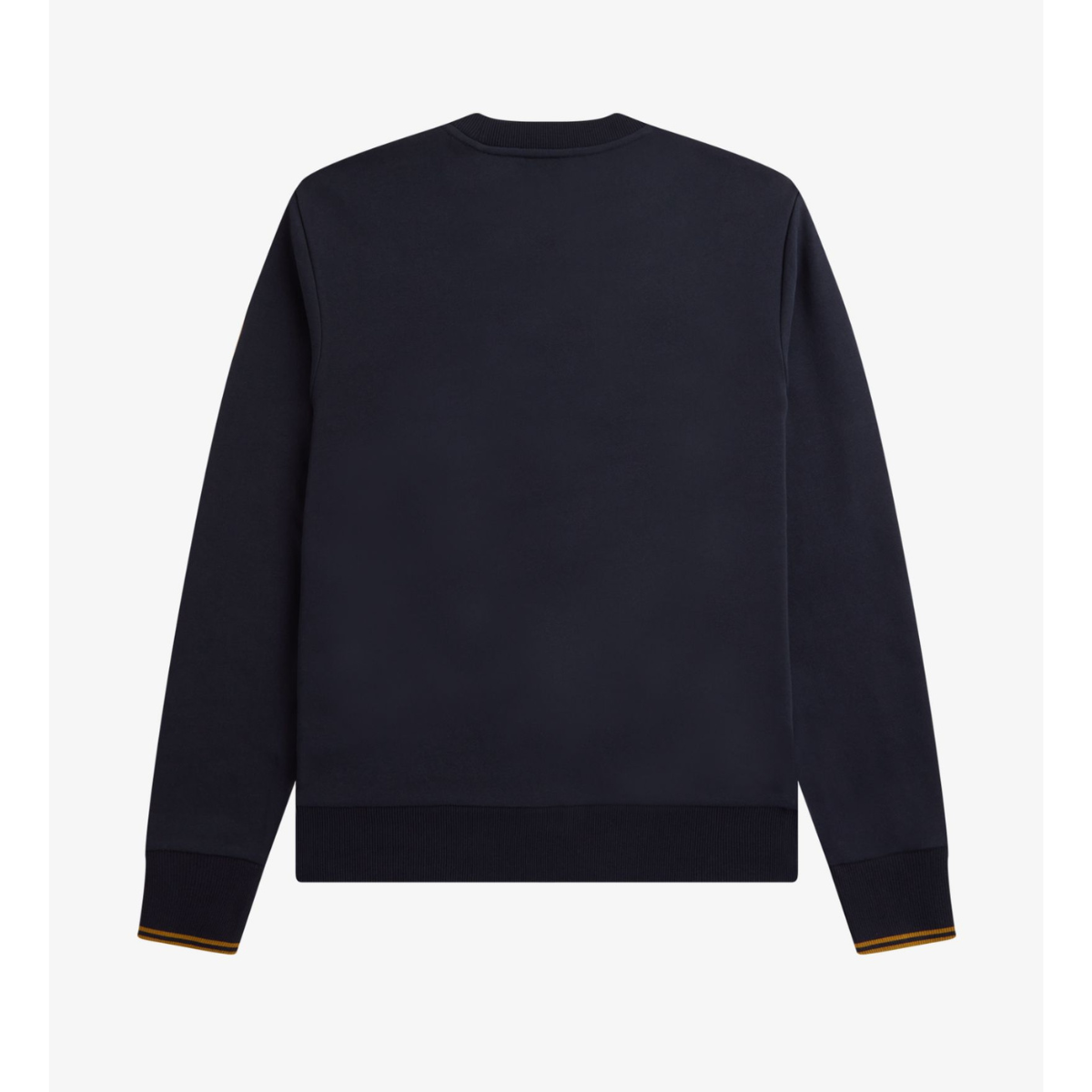 Fred Perry Crewneck Sweatshirt - Navy/Dark Caramel - Public Mercantile