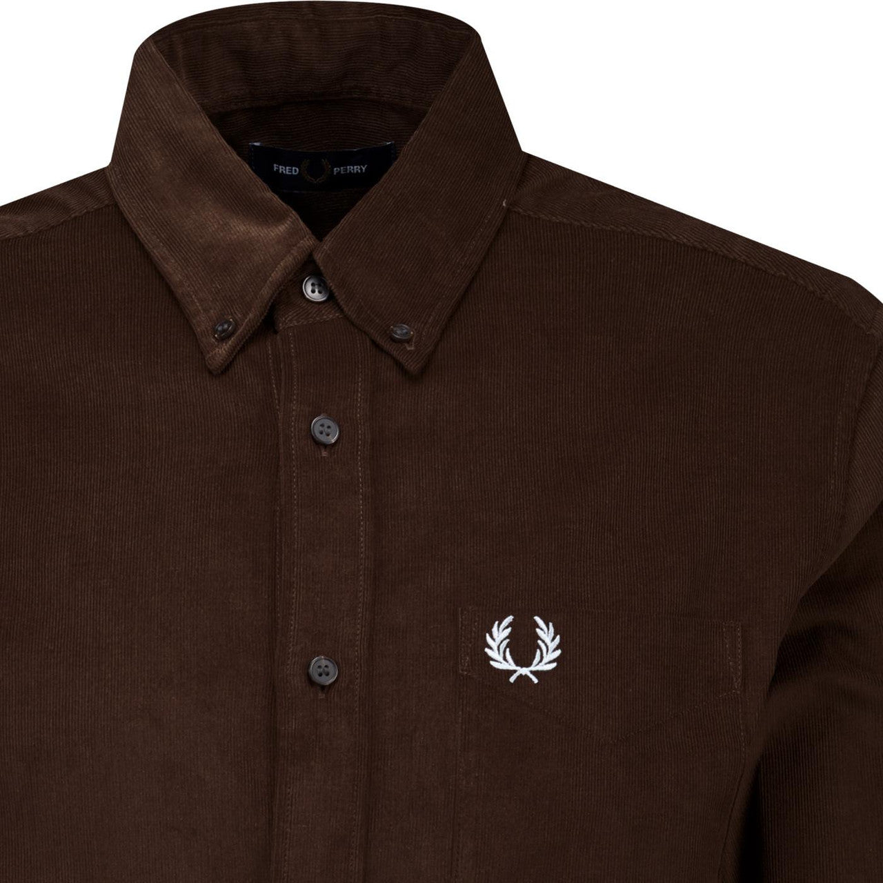 Pull ras du cou classique Fred Perry - Vert nuit