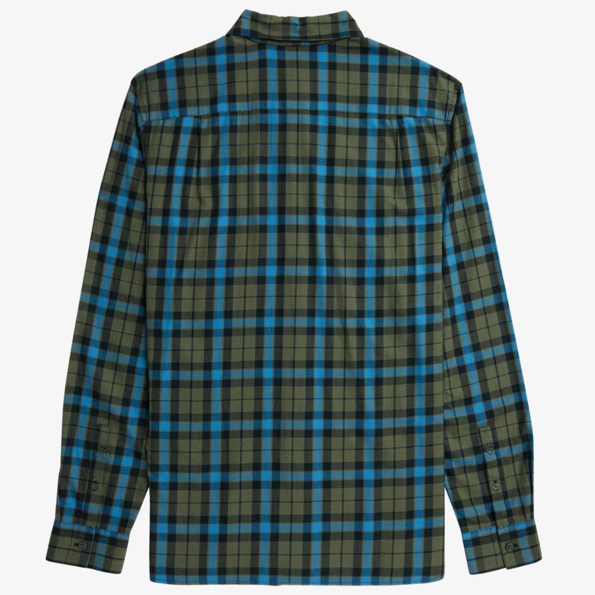 Fred Perry Tartan Twill Shirt - Laurel Wreath Green - Public Mercantile