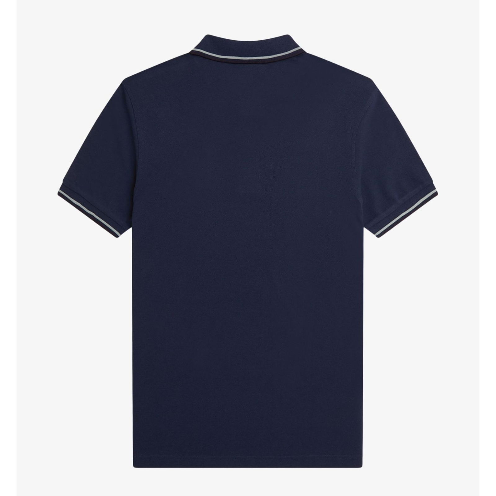 Fred Perry Twin-Tipped Shirt — Tennis Blue / Silver Blue / Navy - Public Mercantile