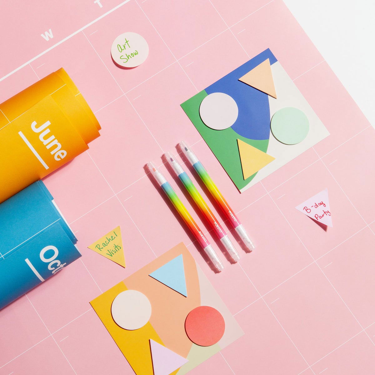 Geometric Sticky Notes - Public Mercantile