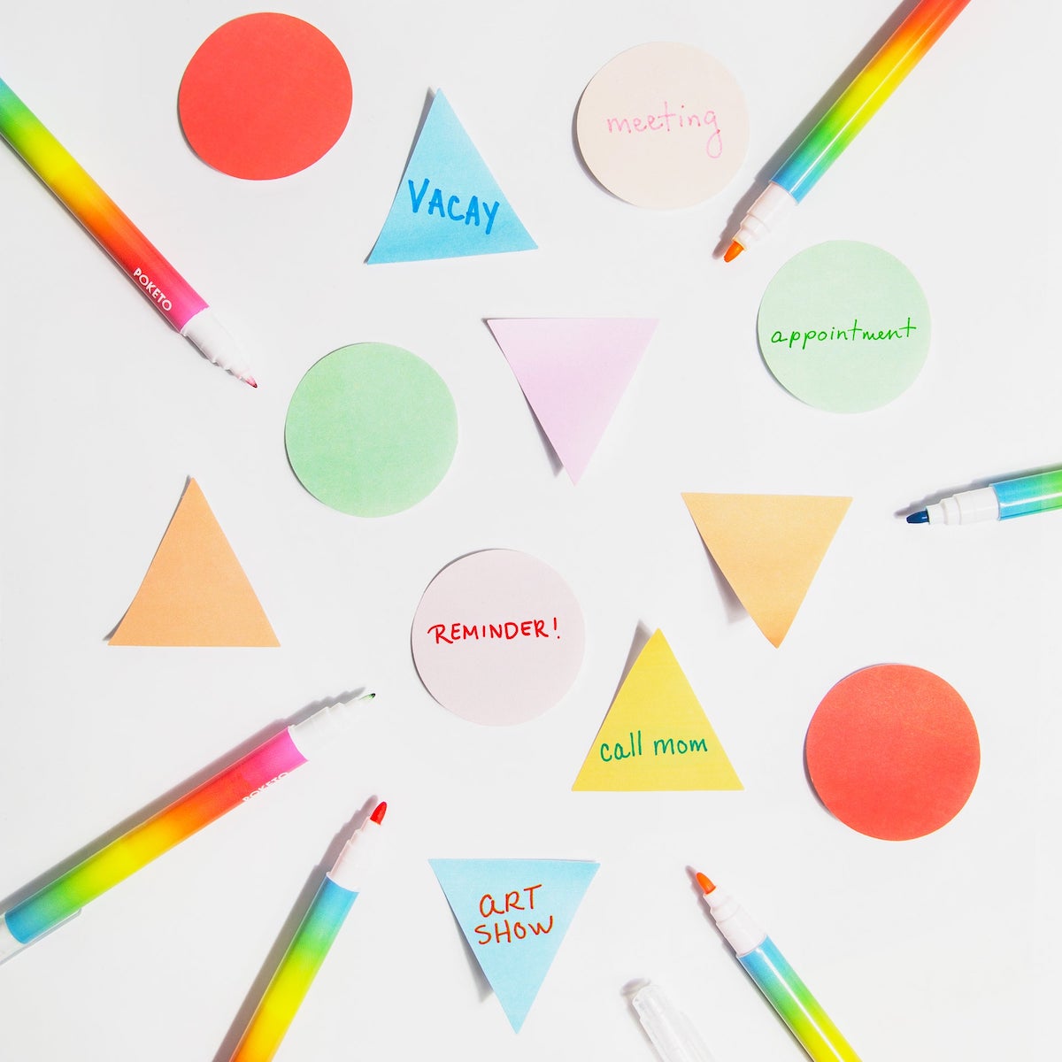 Geometric Sticky Notes - Public Mercantile