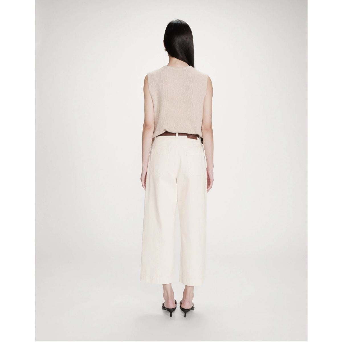Joe 7/8 Loose Jeans — Ecru - Public Mercantile