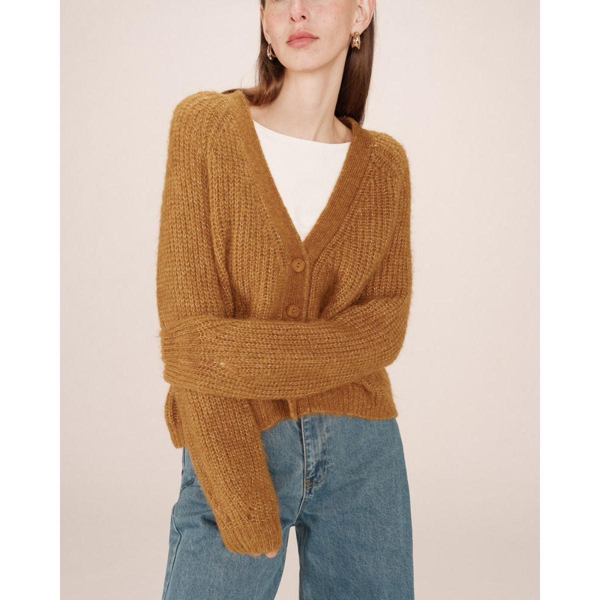 Pull Natalino en mélange d'alpaga — Écru