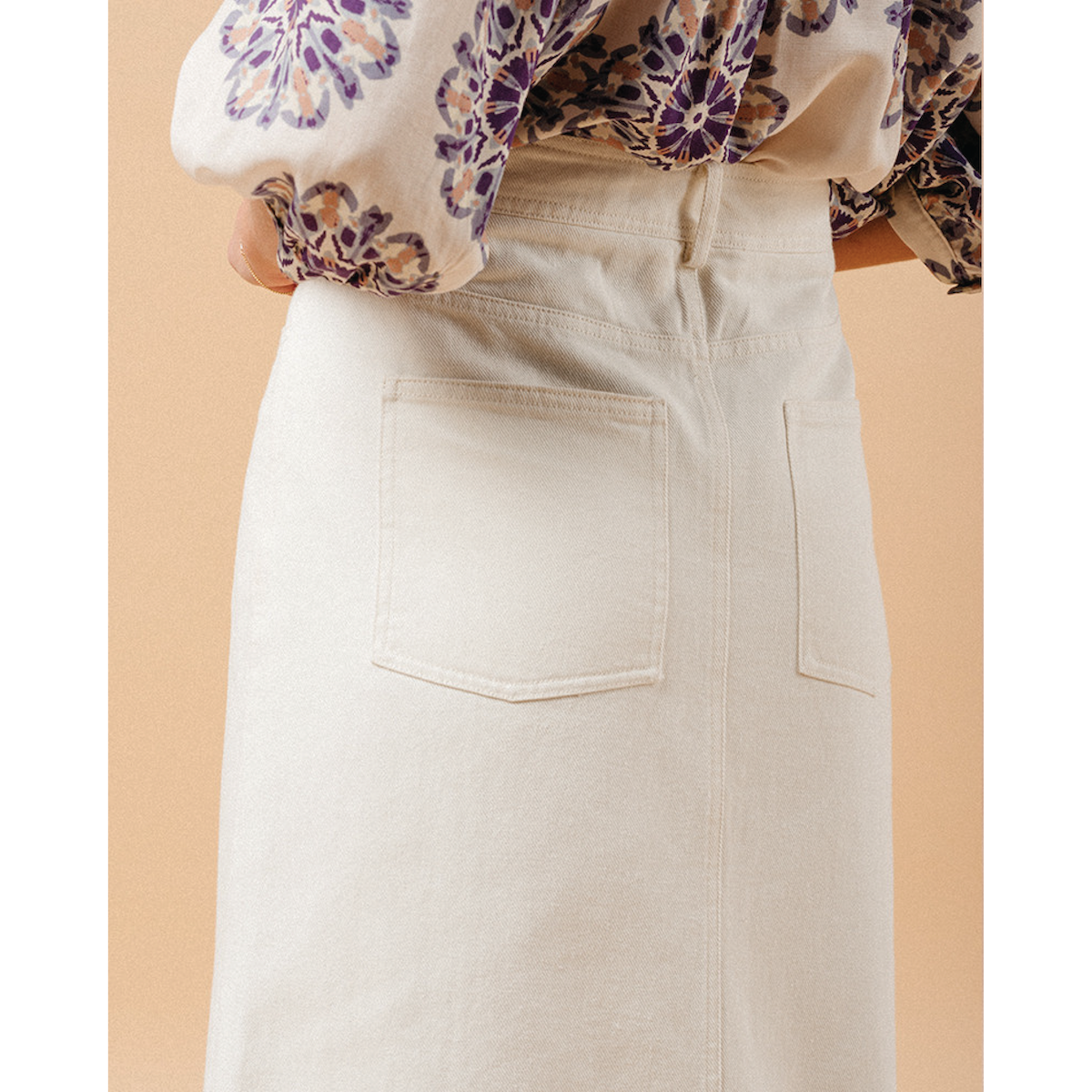 Grace & Mila Paris Maureen Skirt — Ecru - Public Mercantile