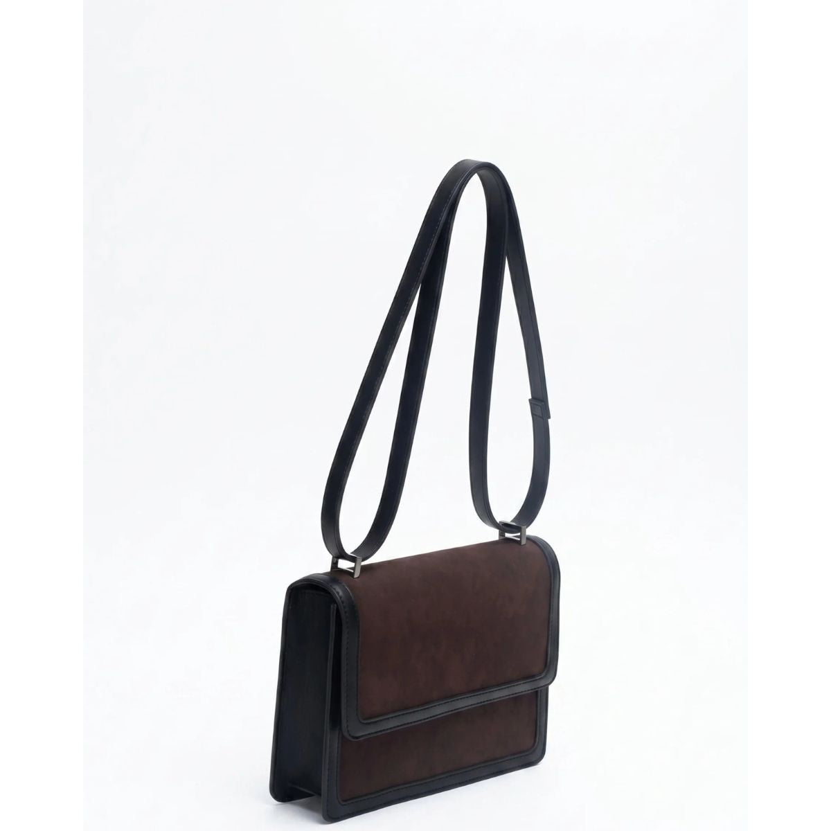 HVISK Callie Brushed Crossbody Bag — Brown Umber - Public Mercantile