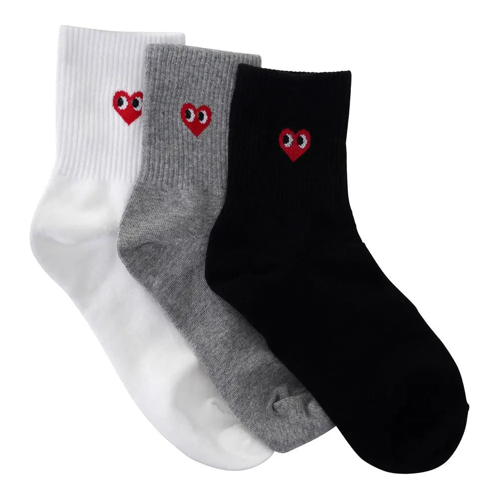 Heart Eyes Crew Socks - Public Mercantile