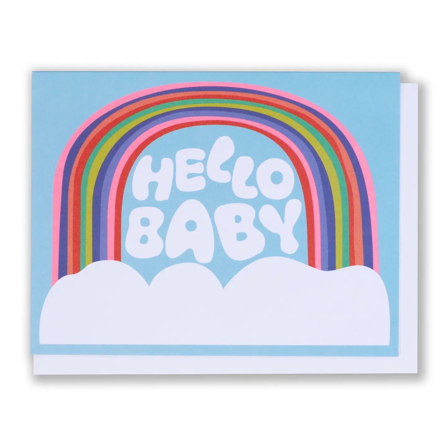 Hello Baby Rainbow Card - Public Mercantile