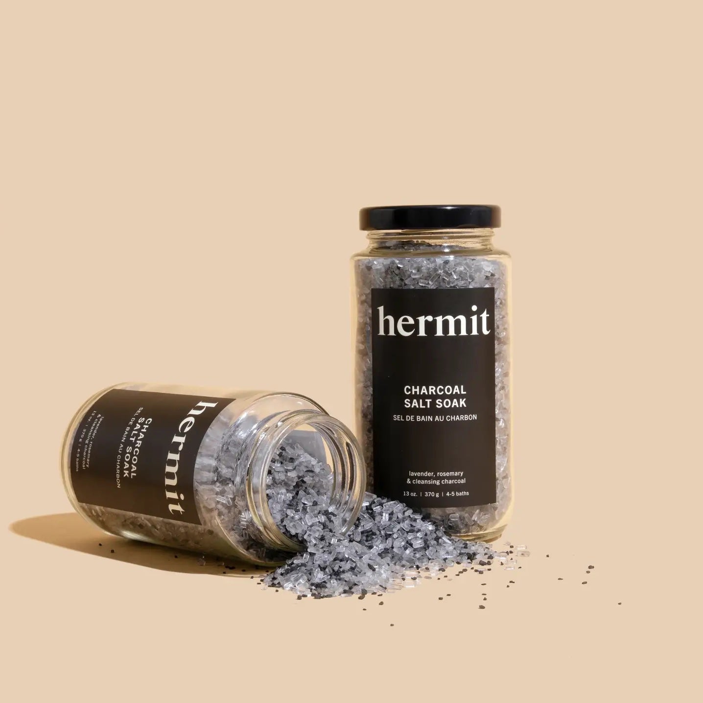 Hermit Goods Charcoal Salt Soak - Public Mercantile