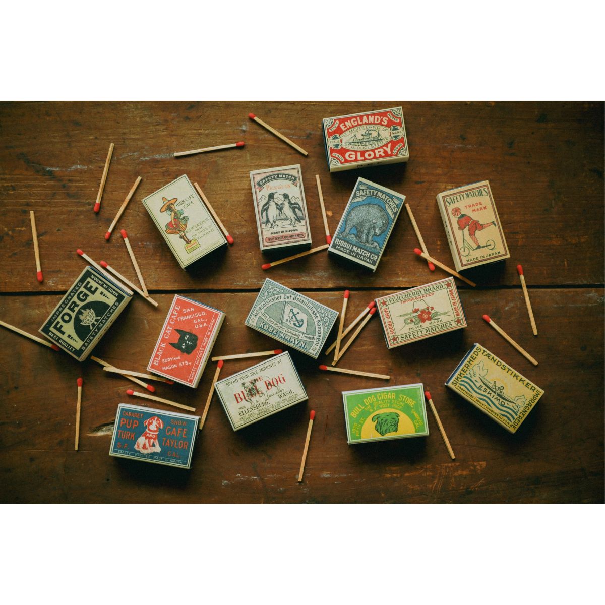 MDF Assorted Retro Matches - Public Mercantile