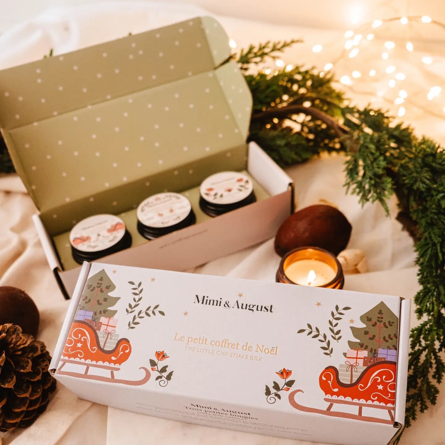 Holiday Candle Gift Box - Set of 3 - Public Mercantile