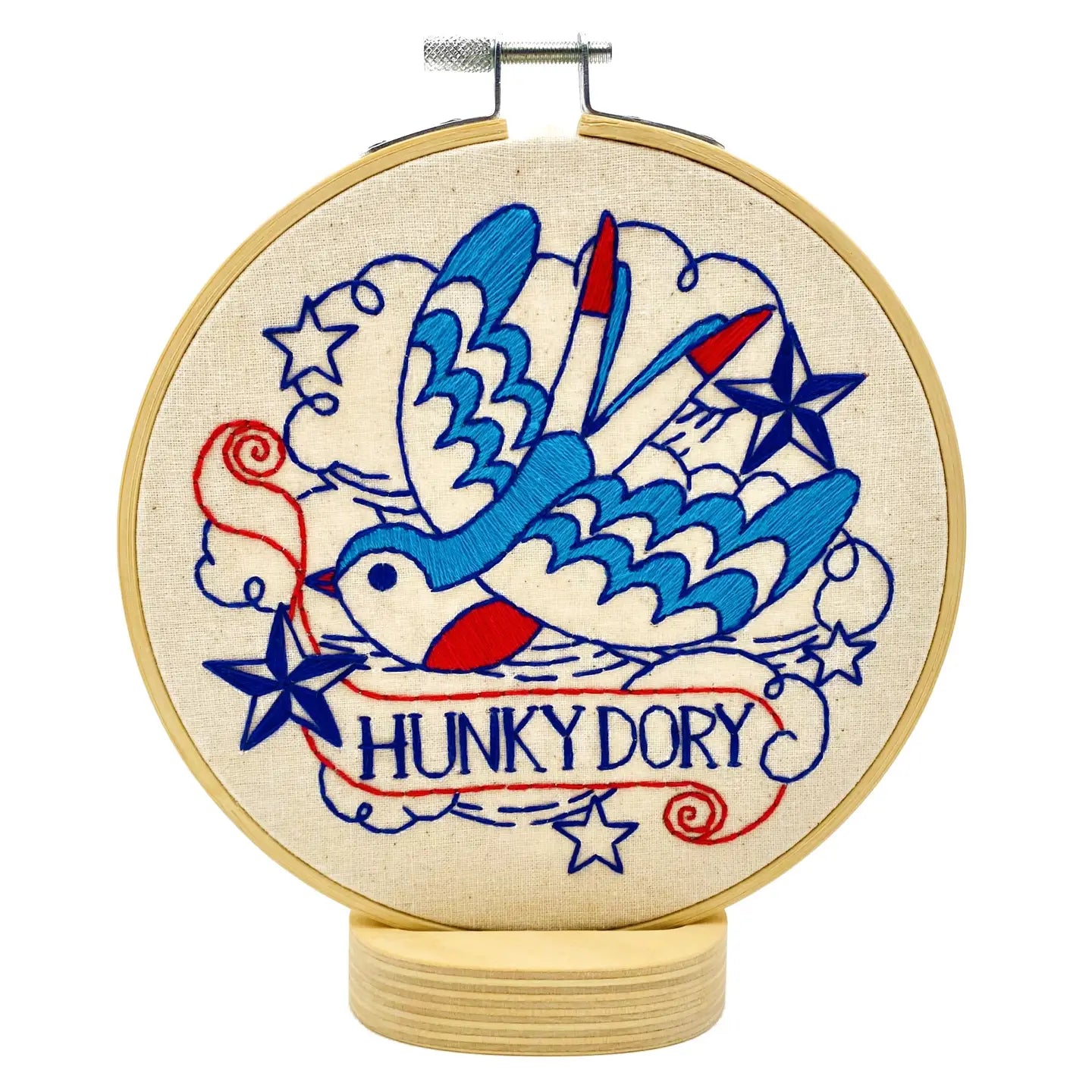 Hunky Dory Complete Embroidery Kit - Public Mercantile