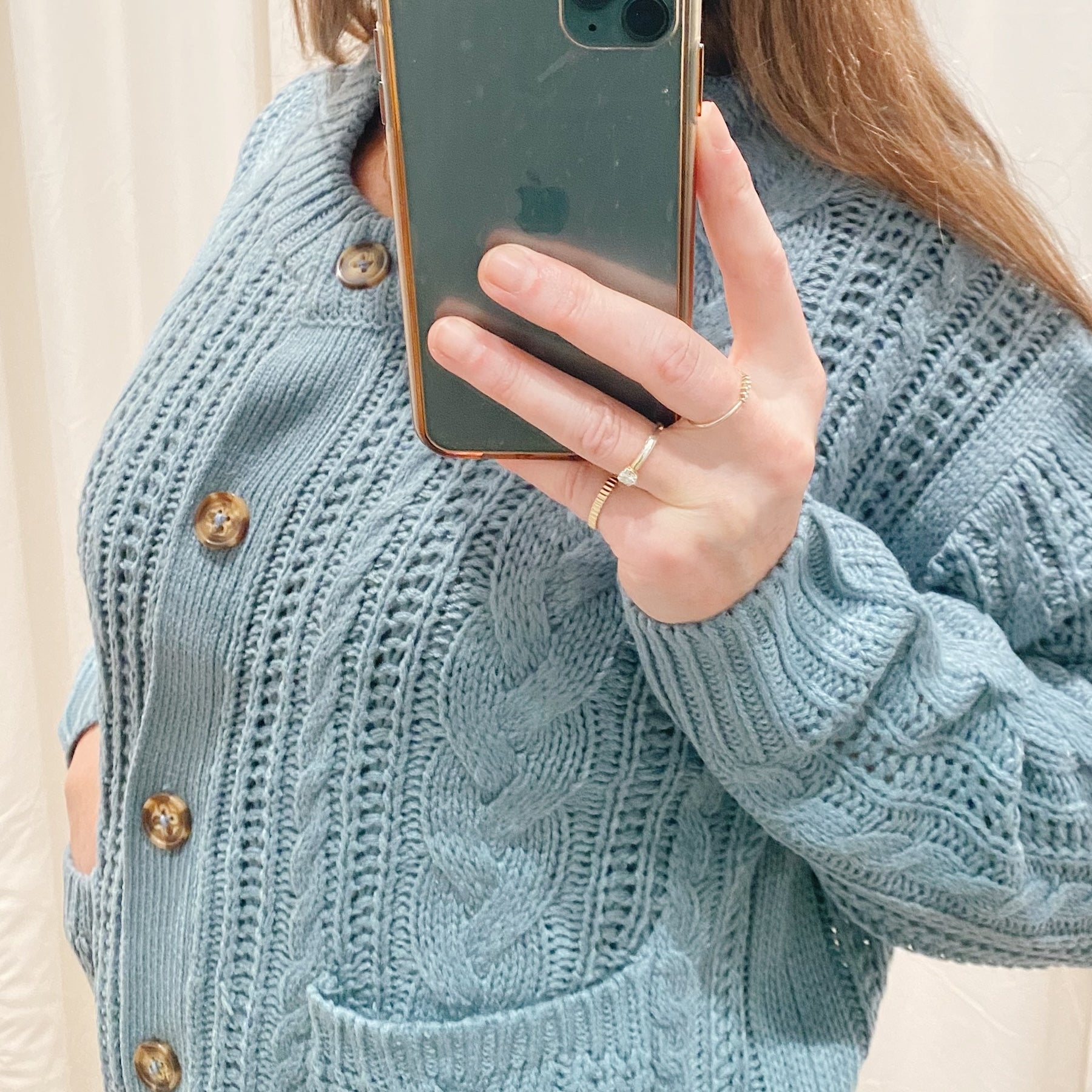 ICHI Copenhagen Alisia Sweater — Blue Mirage