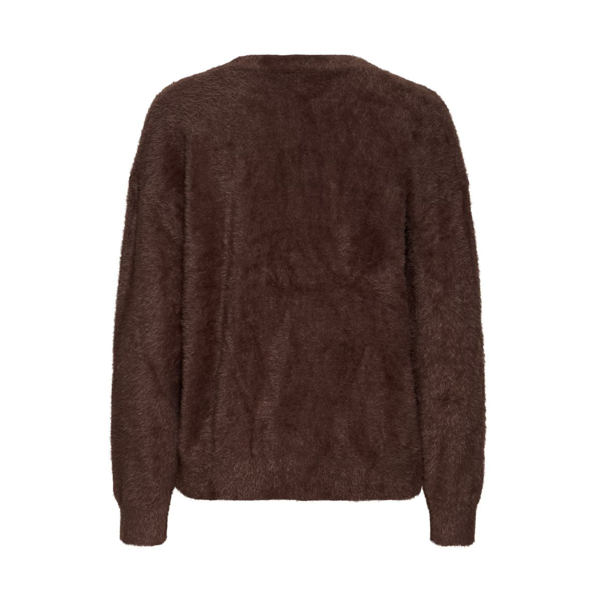 Brula Textured Cardigan — Coffee Bean