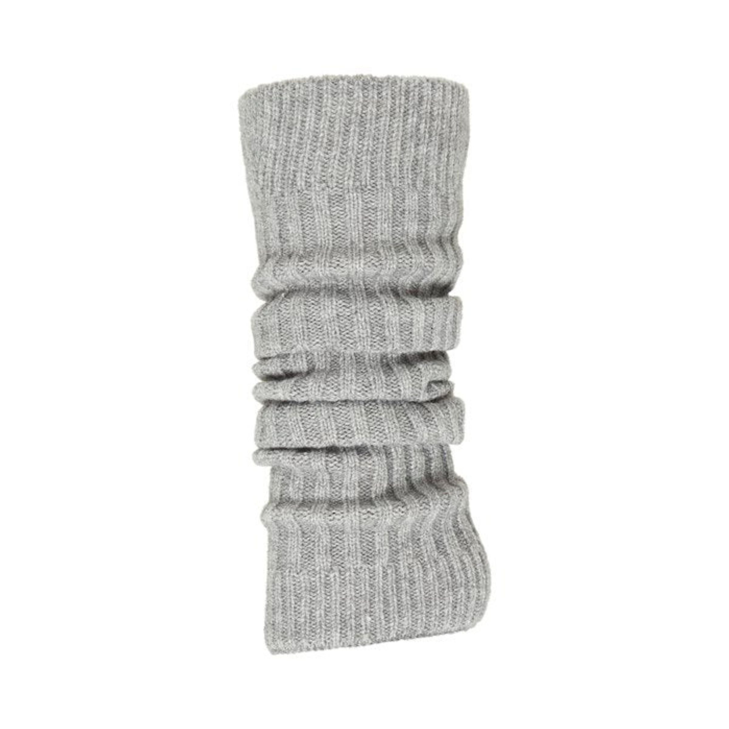 Leg Warmers — Dark Grey Melange