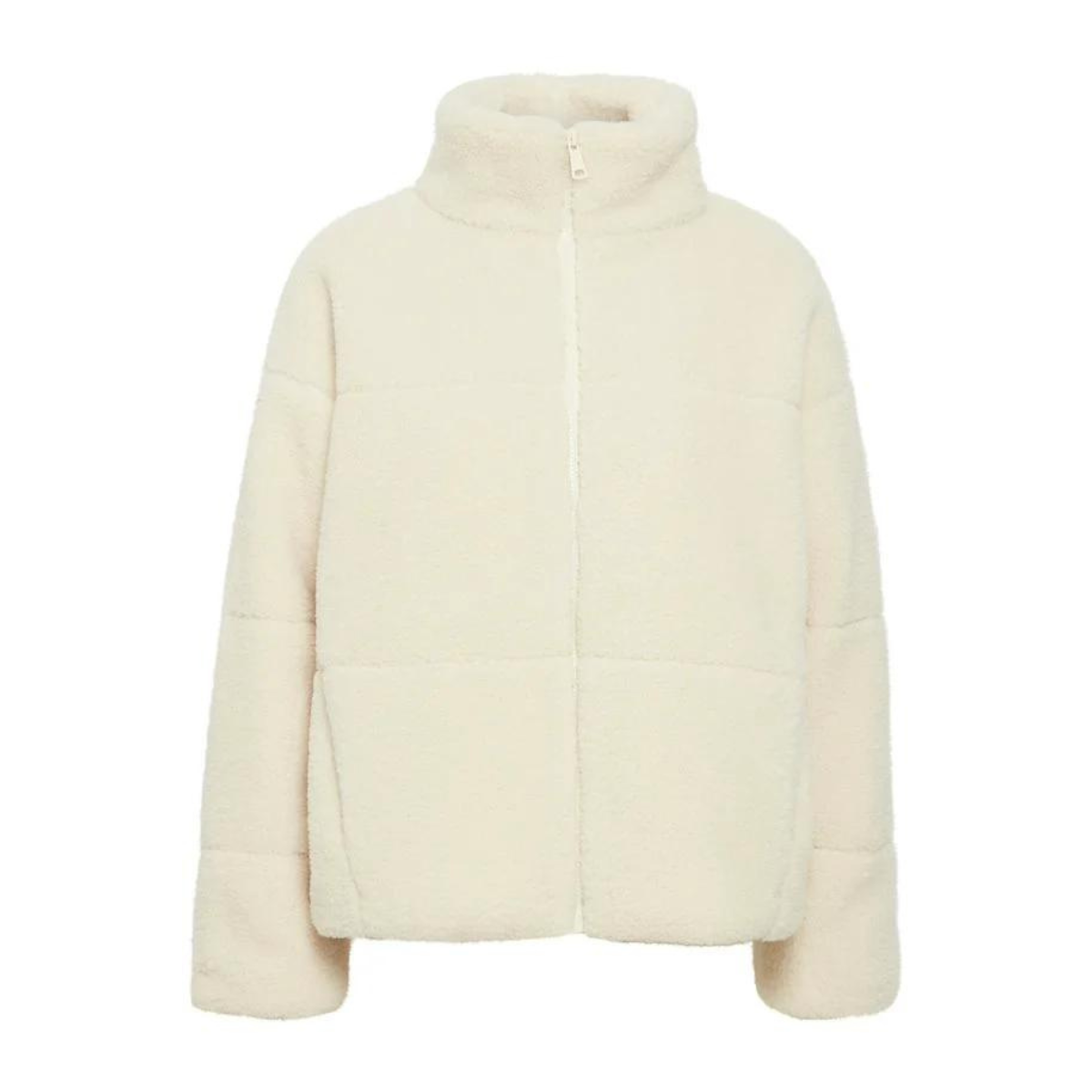 ICHI Copenhagen Funara Teddy Bear Jacket - Almond Milk