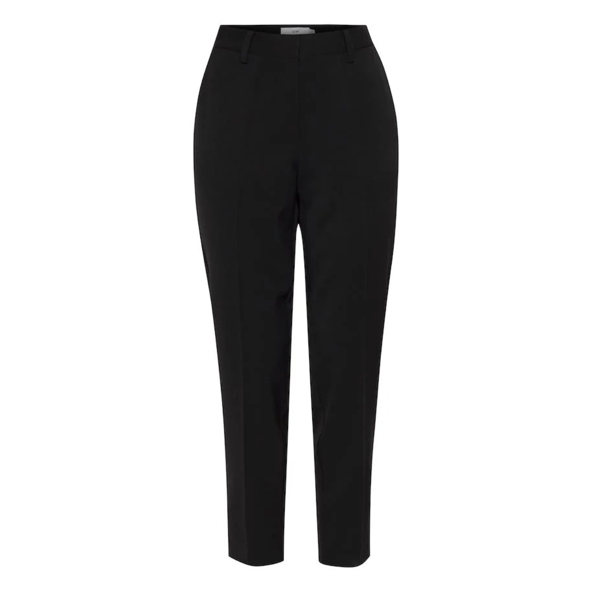 ICHI Copenhagen Lexi Slim Trousers — Black