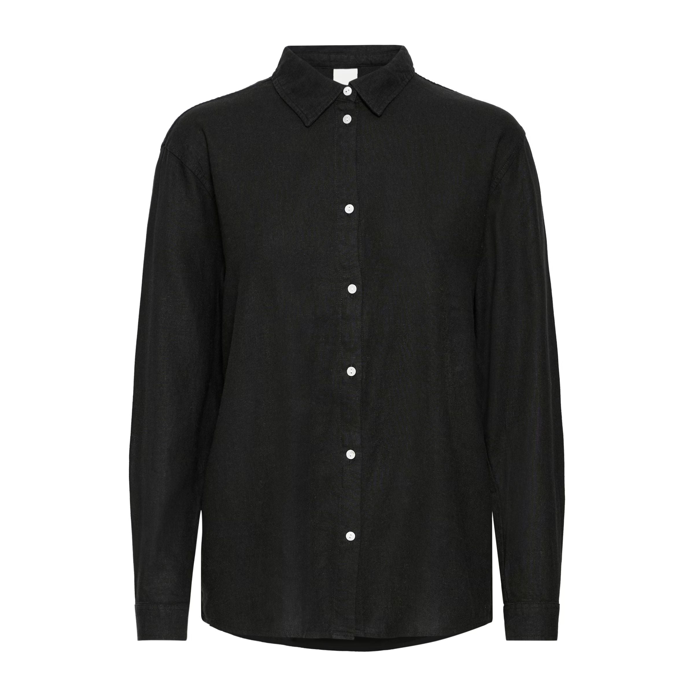 Linno Button-Down Shirt — Black