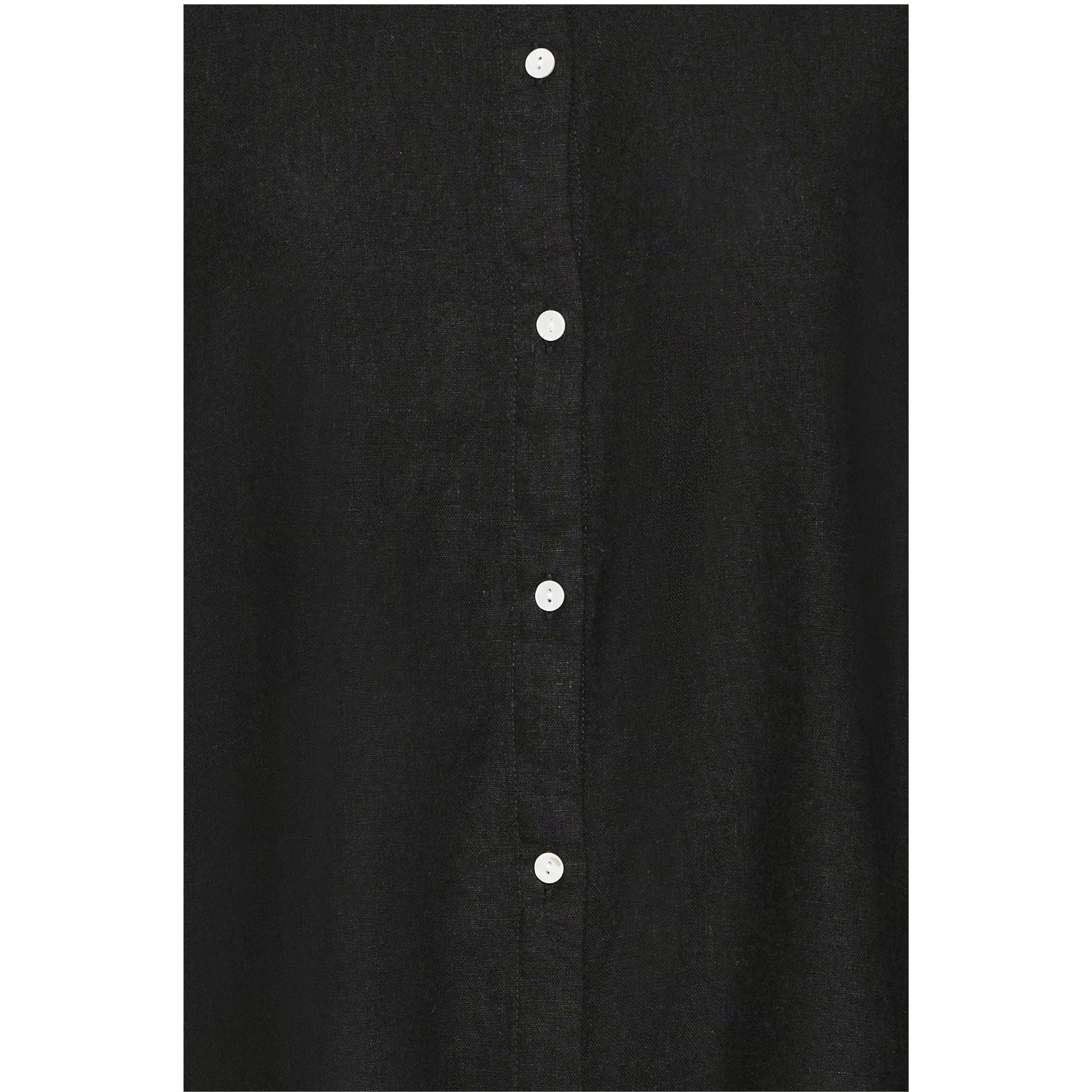 Linno Button-Down Shirt — Black