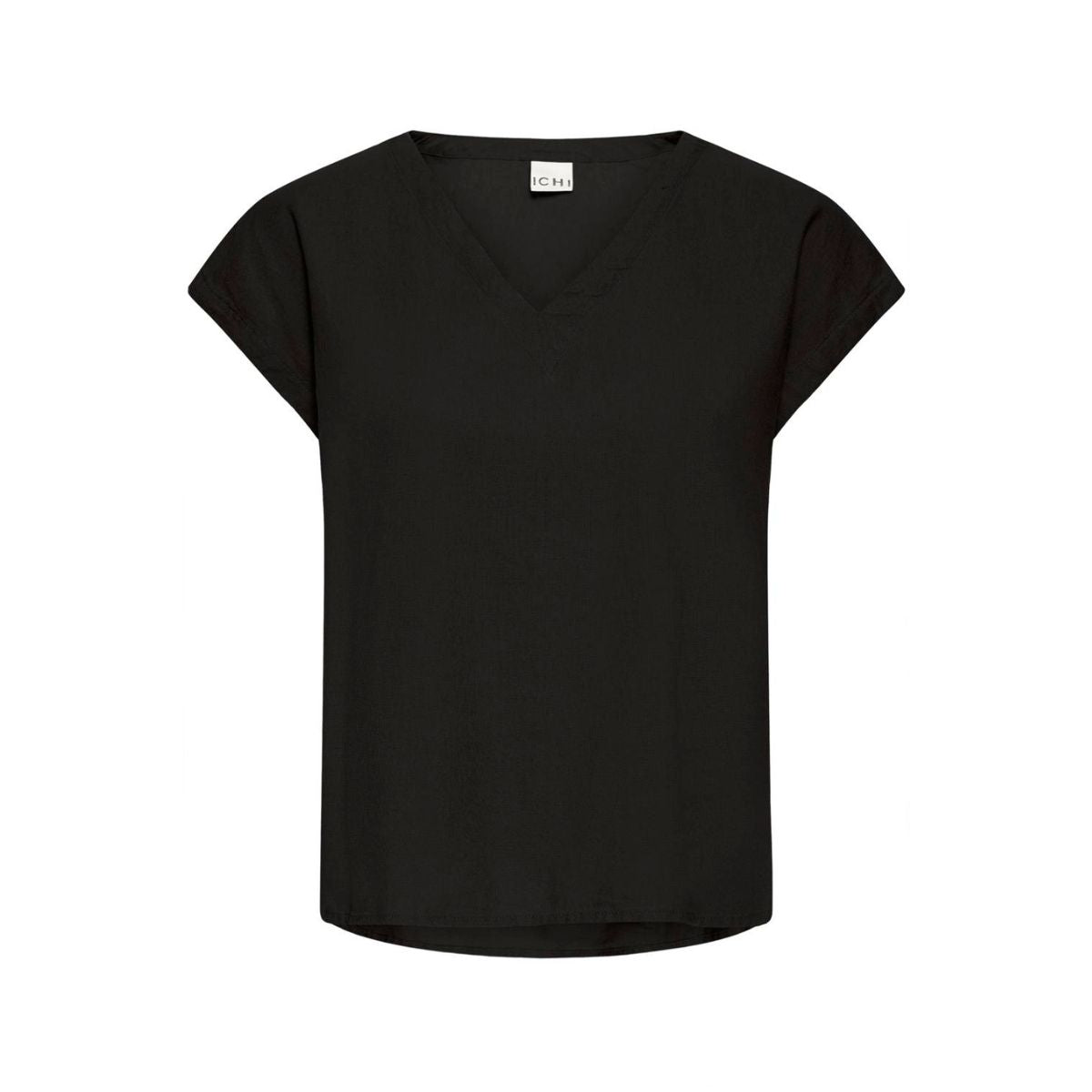 Linno Linen Top — Black - Public Mercantile