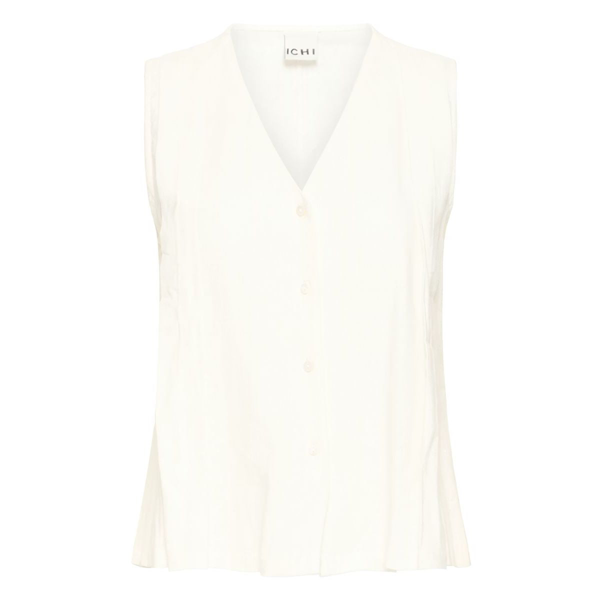 Linno Linen Vest — Cloud Dancer - Public Mercantile